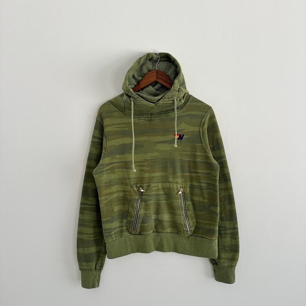 Aviator Nation Ninja Green Camouflage Hoodie